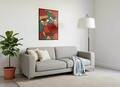 Tablou decorativ, Visage, Dimensiuni: 47,5 x 68 cm, Multicolor