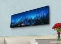 Tablou decorativ cu lumina LED, 3090HDACT-002, 30 x 90 cm, Multicolor