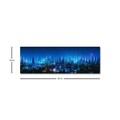 Tablou decorativ cu lumina LED, 3090HDACT-002, 30 x 90 cm, Multicolor