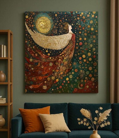 Tablou decorativ, Hm_Cnvs26-9-50x70, Cadru: 100% lemn (Grosime: 2 x 3 cm), Multicolor
