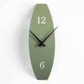 Ceas de perete, APS137MGS, Dimensiune: 15 x 46 cm, Verde