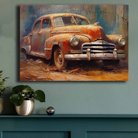 Tablou decorativ, 70100GSC-009, Lemn, Multicolor