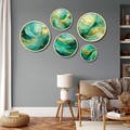 Tablou decorativ (5 Pieces), Iaht-50, Dimensiuni: 43,5 x 43,5 cm (1 bucată), Multicolor