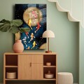 Tablou decorativ, Camtbl-029, Dimensiune: 60 x 90 cm, Multicolor