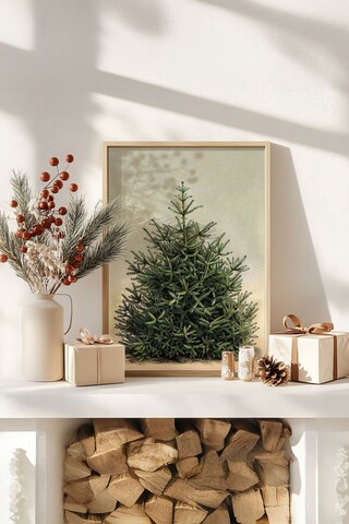 Tablou decorativ, Nwyearsngmdl64, MDF, Multicolor