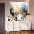 Tablou decorativ, DEV10703-140140, Lemn (Grosime: 3-4 cm, Multicolor