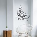 Decoratiune de perete, Alegria, Dimensiuni: 44,5 x 52 cm, Negru