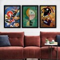 Tablou decorativ (3 Pieces), 3SC_UN287405 _5575, Polistiren (Grosime: 2 cm, Multicolor