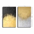 Tablou decorativ (2 Pieces), 2P4570GSC-015, Lemn, Multicolor