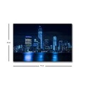 Tablou decorativ cu lumina LED, 4570HDACT-095, Dimensiune: 45 x 70 cm, Multicolor