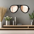 Oglinda decorativa, Ozgl508, Partea de jos: 100% EVA (Grosime: 10 mm, Auriu roz