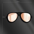 Oglinda decorativa, Ozgl508, Partea de jos: 100% EVA (Grosime: 10 mm, Auriu roz