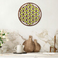 Decoratiune de perete, Geometric, Dimensiuni: 44 x 1,6 x 44 cm, Multicolor