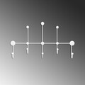 Cuier de perete, Iyon-B, Grosime: 9 mm, Alb