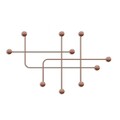 Cuier de perete, Samara-C, Grosime: 9 mm, Cupru