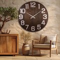 Ceas de perete, Antique Large, Dimensiune: 90 x 90 cm, Maro