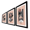 Tablou decorativ (3 Pieces), 3p3752softct-015, Înrămat: 100% LEMN (Grosime: 22 mm, Multicolor