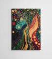 Tablou decorativ, WY448 (50 x 70), Canvas imprimat, Multicolor