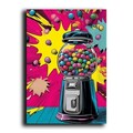 Tablou decorativ, BSRPOPC-009, Lemn, Multicolor