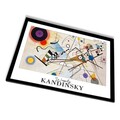 Tablou decorativ, 4262SYHKANDINSKY-002, Fundal: 100% MDF (Grosime: 2,7 mm, Multicolor