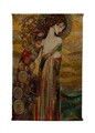 Tablou decorativ, Polybaby 36, Lățime: 70 cm Înălțime: 120 cm, Multicolor