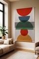 Tablou decorativ, Polybaby 7, Lățime: 100 cm Înălțime: 140 cm, Multicolor