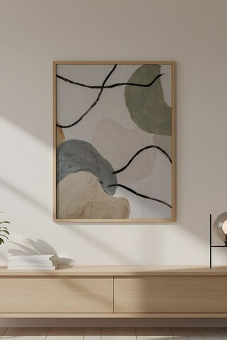 Tablou decorativ, Huhu712, Lemn masiv (Grosime: 2 cm, Multicolor