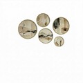 Tablou decorativ (5 Pieces), Huhu862, Lemn masiv (Grosime: 1,5 cm, Multicolor