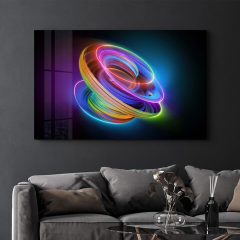 Tablou decorativ, SPR-1400, Dimensiune: 35 x 55 cm, Multicolor
