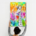 Tablou decorativ, OGLS-2098, Dimensiuni: 46 x 72 cm, Multicolor