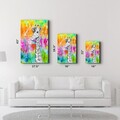 Tablou decorativ, OGLS-2098, Dimensiuni: 46 x 72 cm, Multicolor