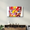 Tablou decorativ, OGLS-2084, Dimensiuni: 70 x 110 cm, Multicolor
