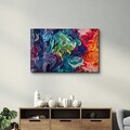 Tablou decorativ, SPR-1370, Dimensiuni: 70 x 110 cm, Multicolor