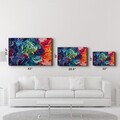 Tablou decorativ, SPR-1370, Dimensiuni: 70 x 110 cm, Multicolor