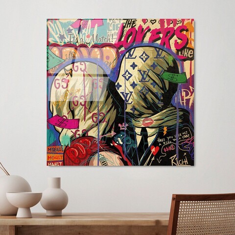 Tablou decorativ, UV-838, Dimensiune: 50 x 50 cm, Multicolor