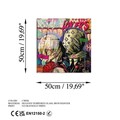 Tablou decorativ, UV-838, Dimensiune: 50 x 50 cm, Multicolor