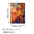 Tablou decorativ, UV-416 50 x 70, 50 x 70 cm, Multicolor