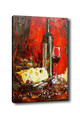 Tablou decorativ, Kanvas Tablo (50 x 70), Lemn (Grosime: 3 cm, Multicolor