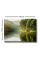 Tablou decorativ, Kanvas Tablo (70 x 100), Lemn (Grosime: 3 cm, Multicolor