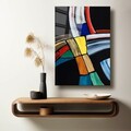 Tablou decorativ, Camtbl-021, Dimensiune: 40 x 60 cm, Multicolor