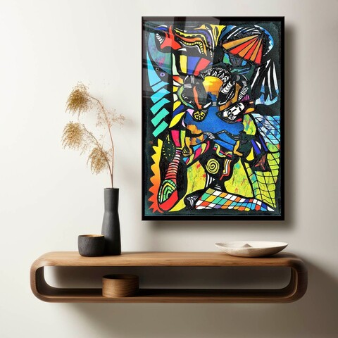 Tablou decorativ, Camtbl-024, Dimensiune: 60 x 90 cm, Multicolor