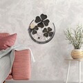 Decoratiune de perete, Shihezi 3, Dimensiune: 50 x 50 x 4 cm, Multicolor