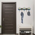 Cuier de perete, Naile, Dimensiune: 60 x 23 cm, Multicolor