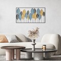 Decoratiune de perete, Zevahir 4, Dimensiuni: 115 x 3 x 60 cm, Multicolor
