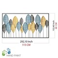 Decoratiune de perete, Zevahir 4, Dimensiuni: 115 x 3 x 60 cm, Multicolor