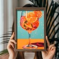 Tablou decorativ, GE251-L, Lemn, Multicolor
