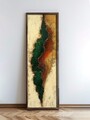 Tablou decorativ, EMR101, Lemn, Multicolor