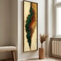 Tablou decorativ, EMR101, Lemn, Multicolor