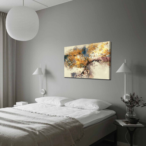 Tablou decorativ, 70100ABSC, Lemn (Grosime: 2,8 cm, Multicolor
