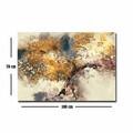 Tablou decorativ, 70100ABSC, Lemn (Grosime: 2,8 cm, Multicolor